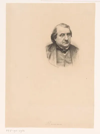 Portret van Ernest Renan