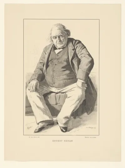 Portret van Ernest Renan