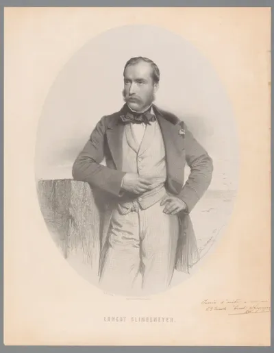 Portret van Ernest Slingeneyer