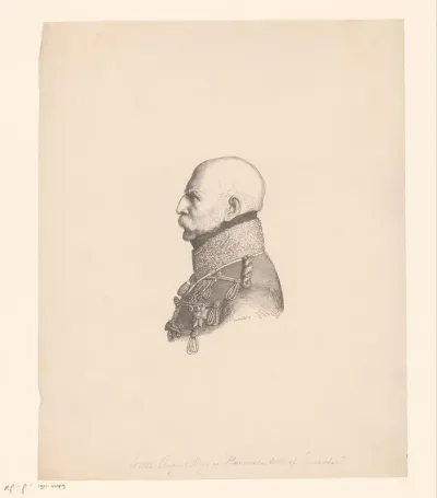 Portret van Ernst August I, koning van Hannover