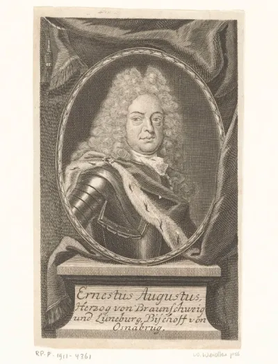 Portret van Ernst August II von Braunschweig-Lüneburg, bisschop van Osnabrück