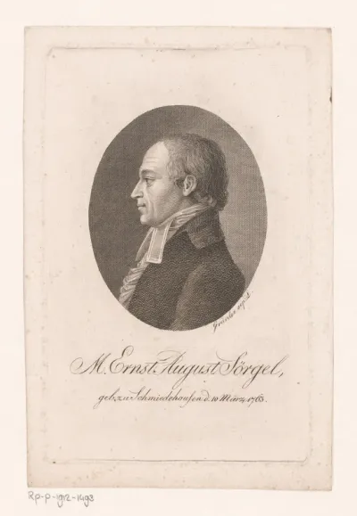 Portret van Ernst August Sörgel