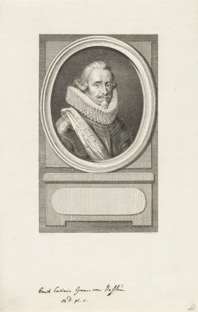 Portret van Ernst Casimir, graaf van Nassau-Dietz