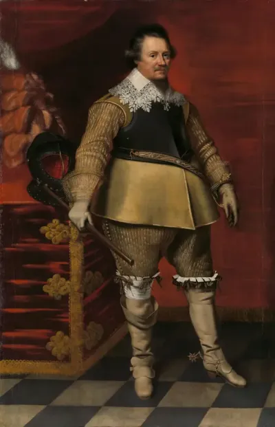 Portret van Ernst Casimir I, graaf van Nassau-Dietz