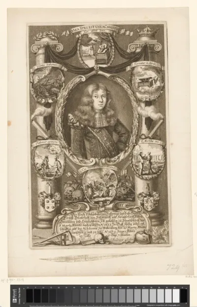 Portret van Ernst Dietrich von Selmnitz