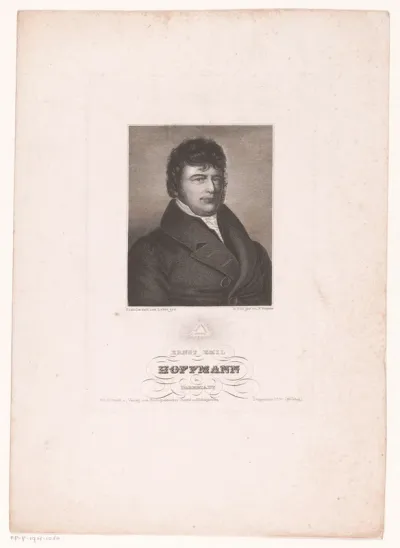 Portret van Ernst Emil Hoffmann