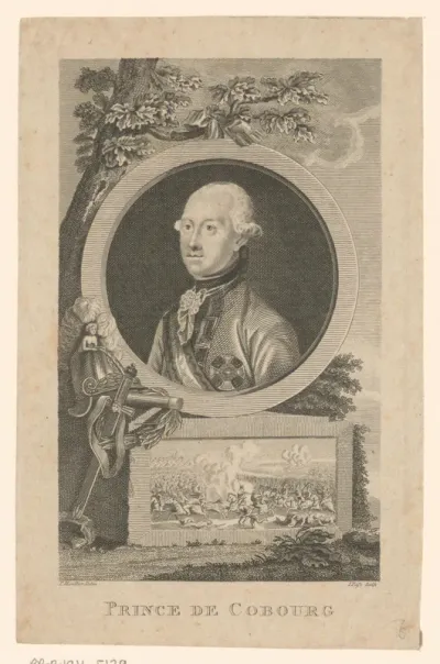 Portret van Ernst Frederik van Saksen-Coburg-Saalfeld