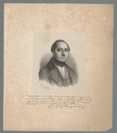 Portret van Ernst Friedrich Vertraugott Lorenz
