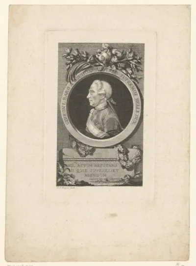 Portret van Ernst Gideon von Laudon