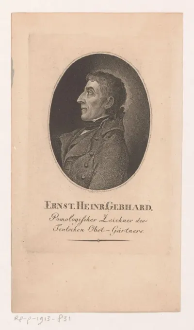 Portret van Ernst Heinrich Gebhard