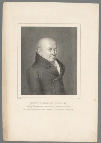 Portret van Ernst Heinrich Oelrichs