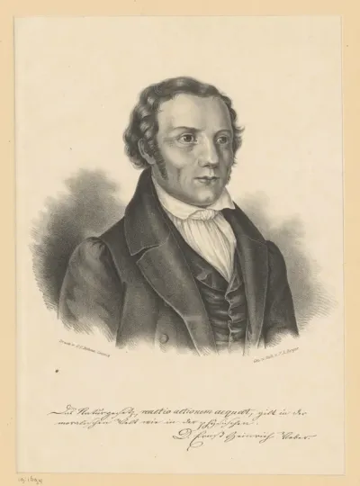 Portret van Ernst Heinrich Weber