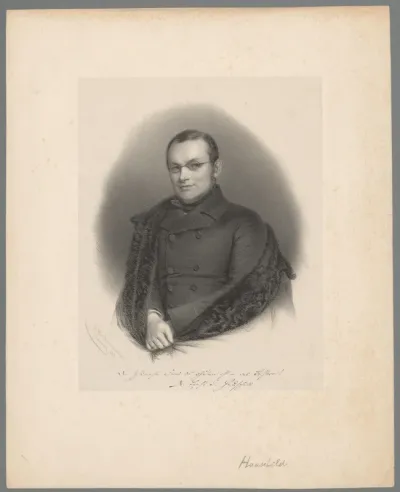 Portret van Ernst Innozenz Hauschild