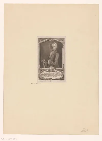 Portret van Ernst Jeremias Neifeld