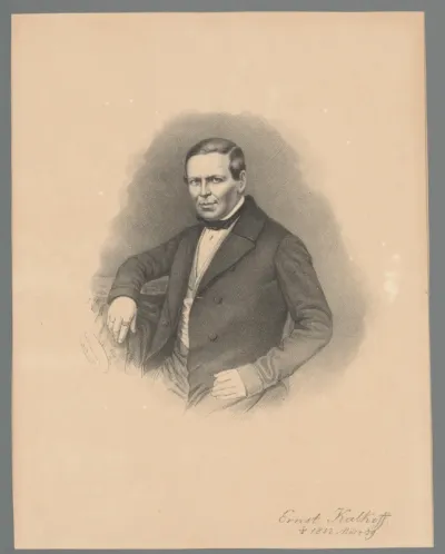 Portret van Ernst Kalkoff