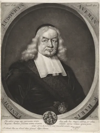 Portret van Ernst Ludwig Aveman