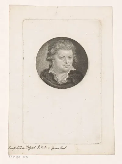 Portret van Ernst Ludwig Posselt