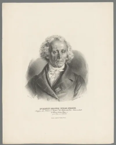 Portret van Ernst Ludwig Wilhelm Nebel