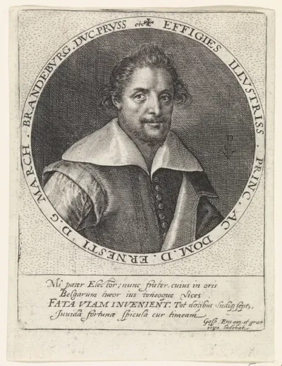 Portret van Ernst, markgraaf van Brandenburg