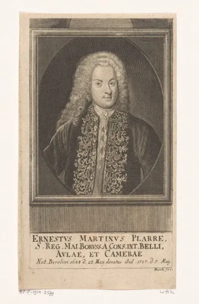 Portret van Ernst Martin, Freiherr von Plarre