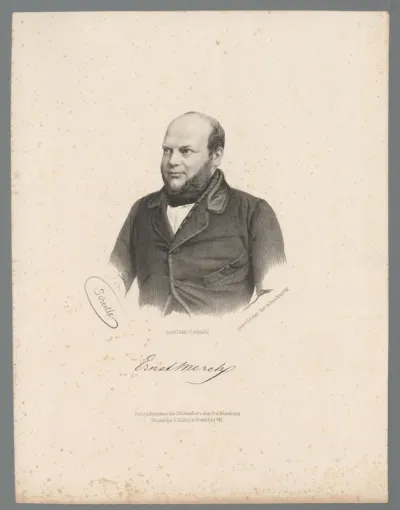 Portret van Ernst Merck
