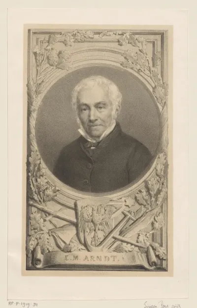 Portret van Ernst Moritz Arndt