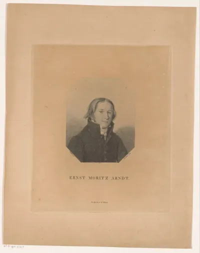 Portret van Ernst Moritz Arndt