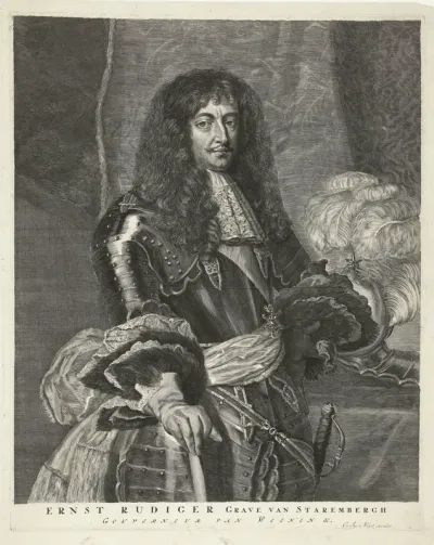 Portret van Ernst Rüdiger van Starhemberg