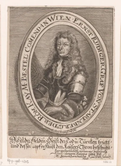 Portret van Ernst Rüdiger van Starhemberg