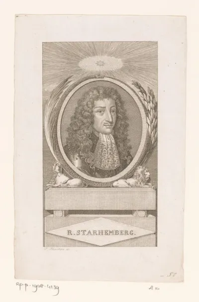 Portret van Ernst Rüdiger von Starhemberg