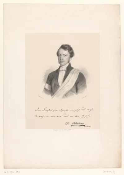 Portret van Ernst Schilling