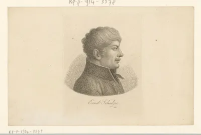Portret van Ernst Schulze