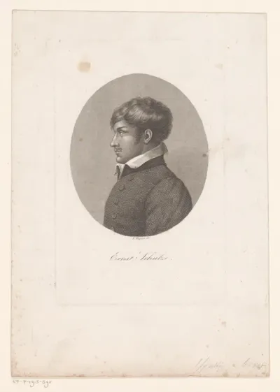 Portret van Ernst Schulze