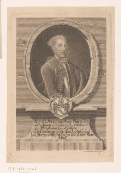Portret van Ernst Sigmund de Warburg