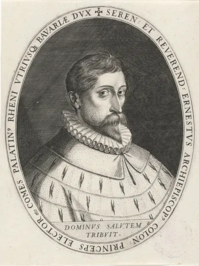 Portret van Ernst van Beieren, aartsbisschop van Keulen