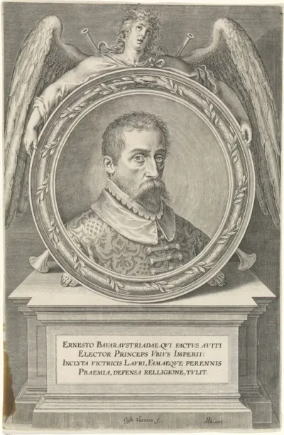 Portret van Ernst van Beieren, prins-bisschop van Luik