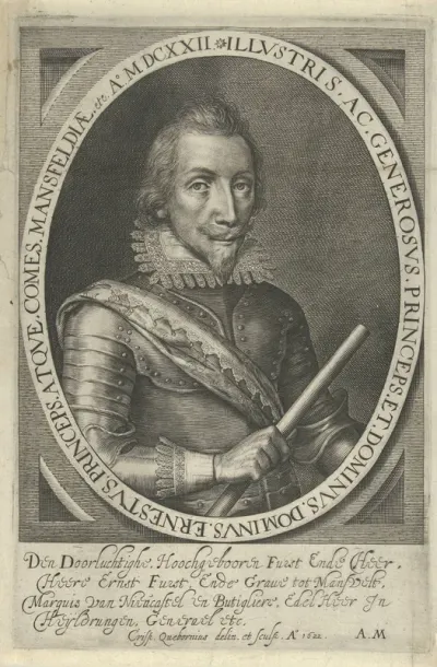 Portret van Ernst van Mansfeld