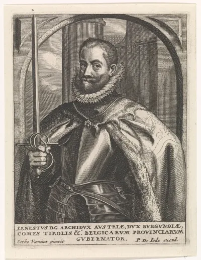 Portret van Ernst van Oostenrijk