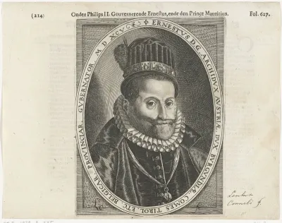 Portret van Ernst van Oostenrijk