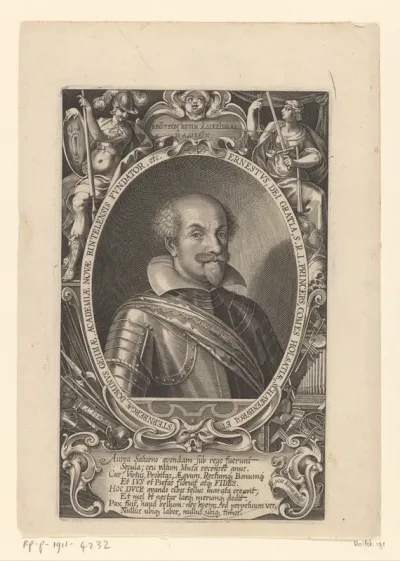 Portret van Ernst von Holstein-Schaumburg