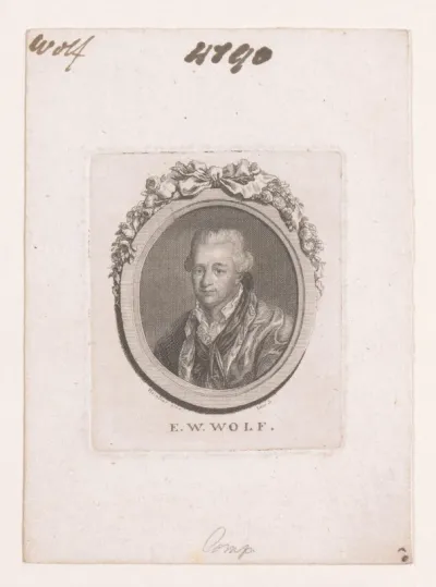 Portret van Ernst Wilhelm Wolf