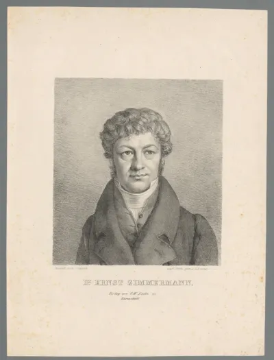 Portret van Ernst Zimmermann