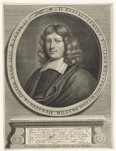 Portret van Esaias Clement