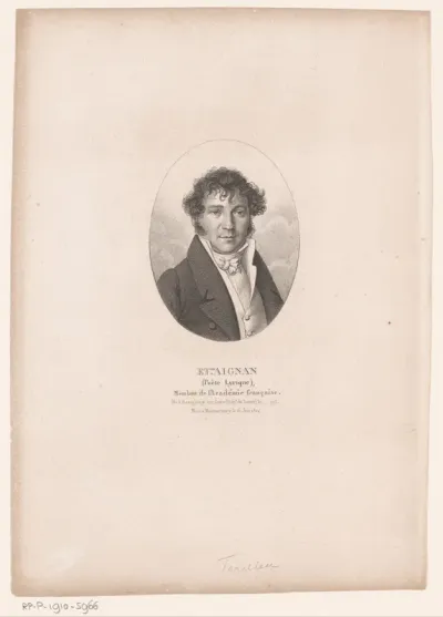 Portret van Étienne Aignan