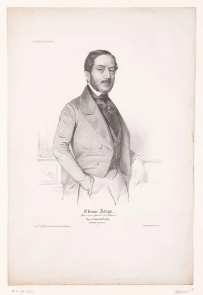 Portret van Étienne Arago