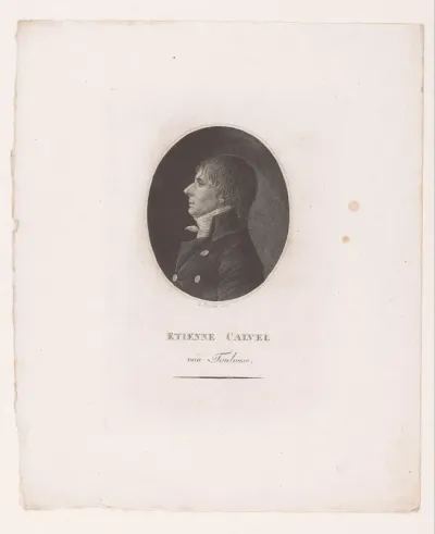 Portret van Etienne Calvel