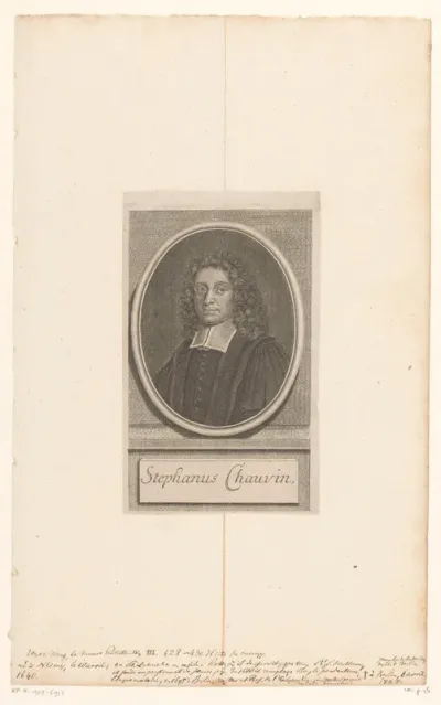 Portret van Étienne Chauvin