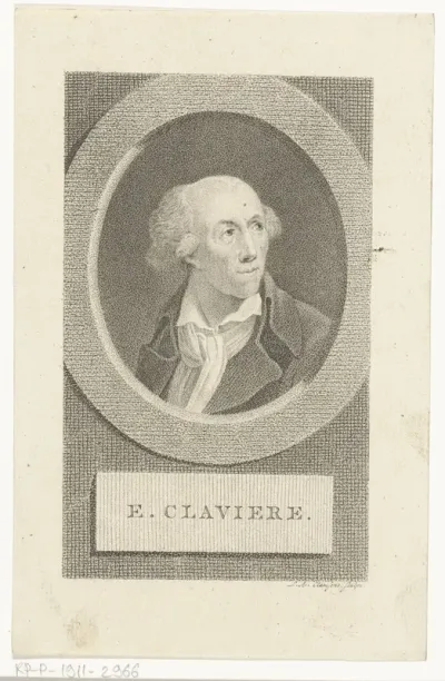Portret van Étienne Clavière