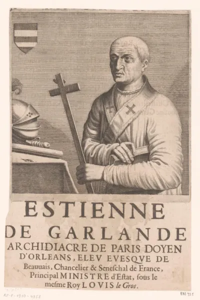Portret van Étienne de Garlande