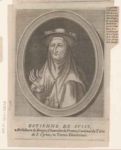 Portret van Étienne de Suisy